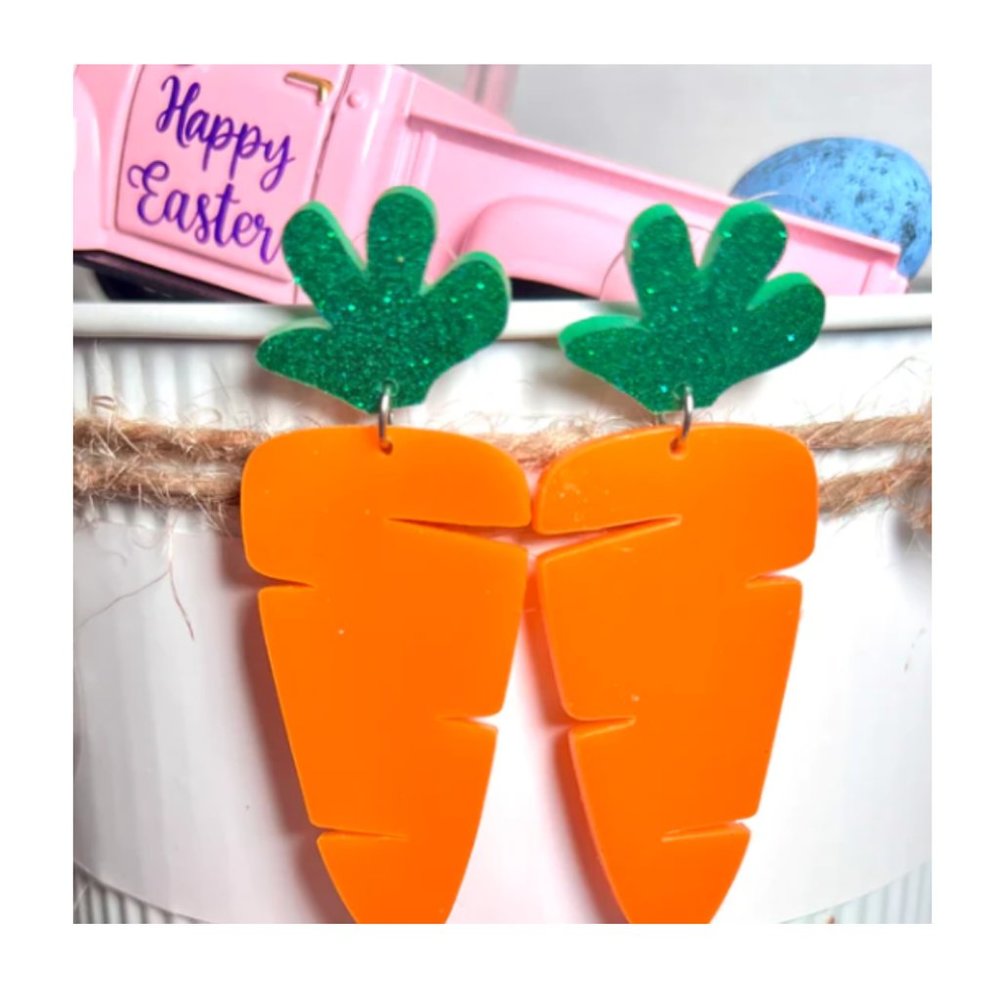 Carrot Earrings